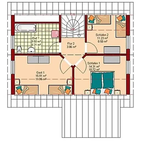 Апартаменты Fichtenweg 20,